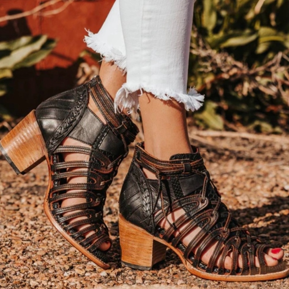 Freebird Wazee Black Shoes Size 8